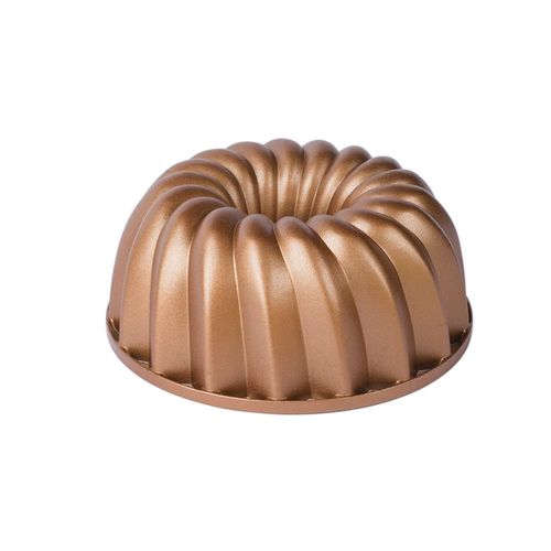 Forma para bolo em alumínio Hudson Classic 24x10cm cobre Forma para bolo em alumínio Hudson Classic 24x10cm cobre
