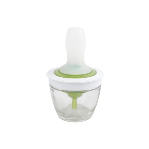 Pincel com dosador em silicone Hudson Home 250ml verde