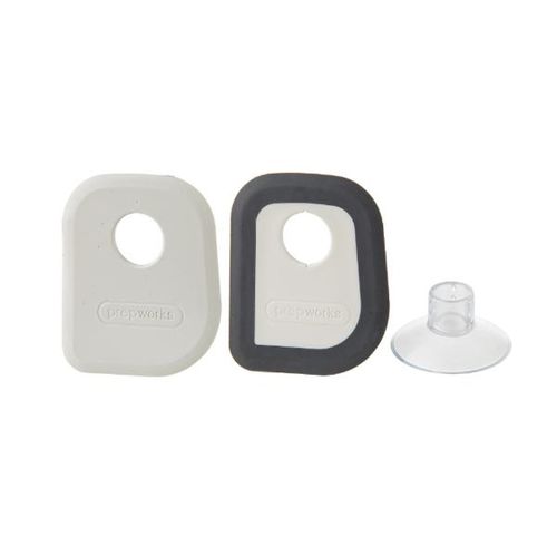 Jogo espátulas para pia com ventosa em pvc e nylon Progressive