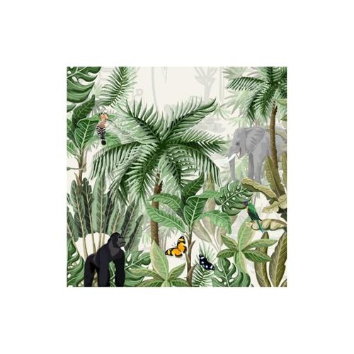 Jogo de guardanapos em papel Paper Design Everyday Rainforest 33x33cm 20 peças Jogo de guardanapos em papel Paper Design Everyday Rainforest 33x33cm 20 peças