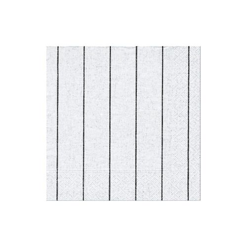 Jogo de guardanapos em papel Paper Design Home White Black 33x33cm 20 peças