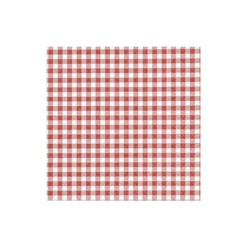 Jogo de guardanapos em papel Paper Design New Vichy 33x33cm 20 peças red Jogo de guardanapos em papel Paper Design New Vichy 33x33cm 20 peças red