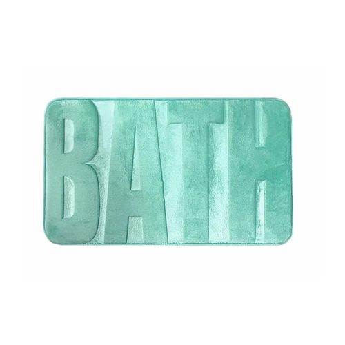 Tapete flanelado em poliester Hudson 75x45cm azul Tapete flanelado em poliester Hudson 75x45cm azul