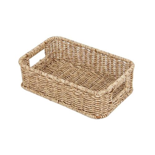 Cesta organizadora Hudson Rattan 26x17x8cm 2,5 litros Cesta organizadora Hudson Rattan 26x17x8cm 2,5 litros