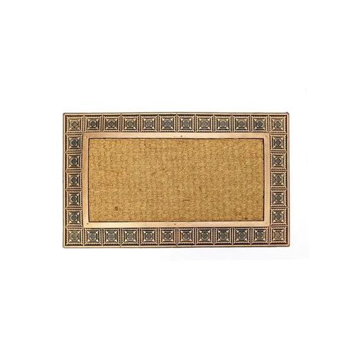 Capacho em fibra de coco e borracha Hudson Max Cooper 75x45cm Capacho em fibra de coco e borracha Hudson Max Cooper 75x45cm