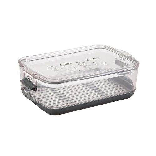 Pote para armazenar frutas e vegetais em plástico e silicone Progressive 2,28 litros Pote para armazenar frutas e vegetais em plástico e silicone Progressive 2,28 litros