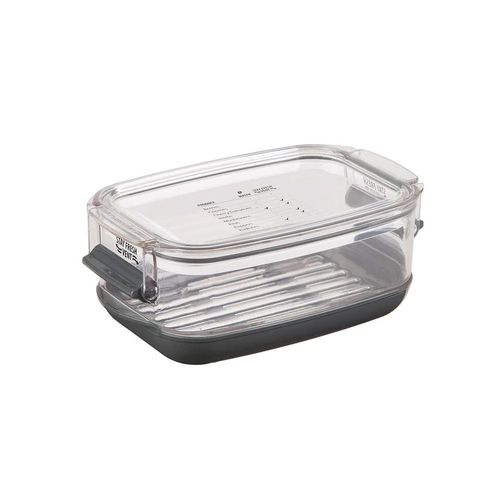 Pote para armazenar frutas e vegetais em plásttico e silicone Progressive 1 litros Pote para armazenar frutas e vegetais em plásttico e silicone Progressive 1 litros