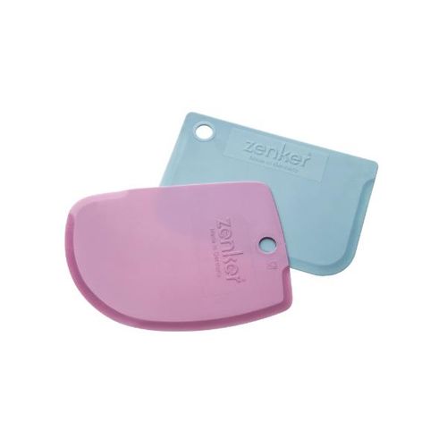 Jogo de raspadores pão-duro e liso Fackelmann Candy 2 peças rosa e azul Jogo de raspadores pão-duro e liso Fackelmann Candy 2 peças rosa e azul