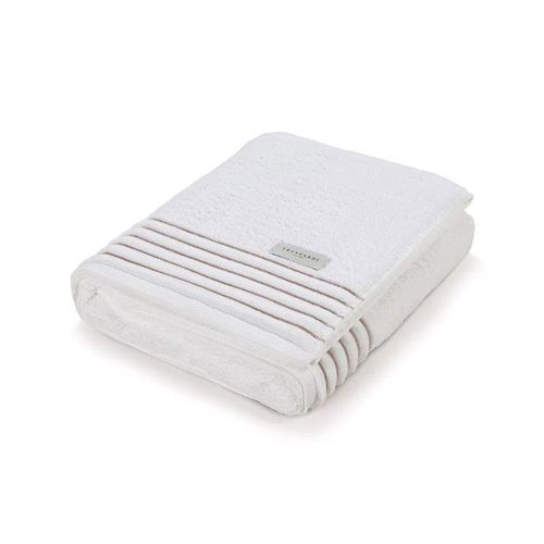 Toalha de rosto Trussardi Palladio 48cmx80cm 100% Algodão Branco/Legno Toalha de rosto Trussardi Palladio 48cmx80cm 100% Algodão Branco/Legno