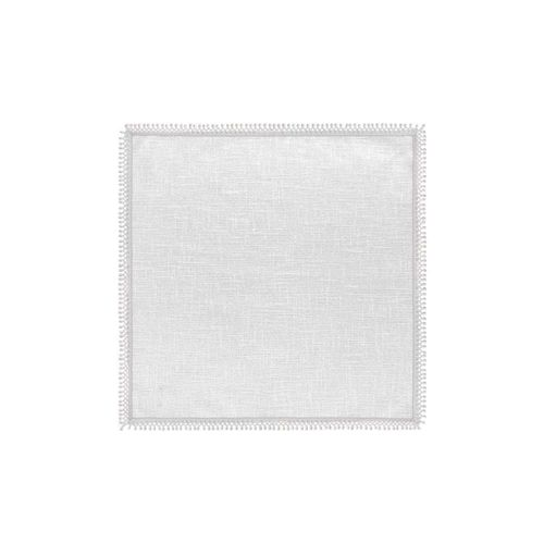 Guardanapo em algodão Copa&Cia Isis Dots 45x45cm branco Guardanapo em algodão Copa&Cia Isis Dots 45x45cm branco