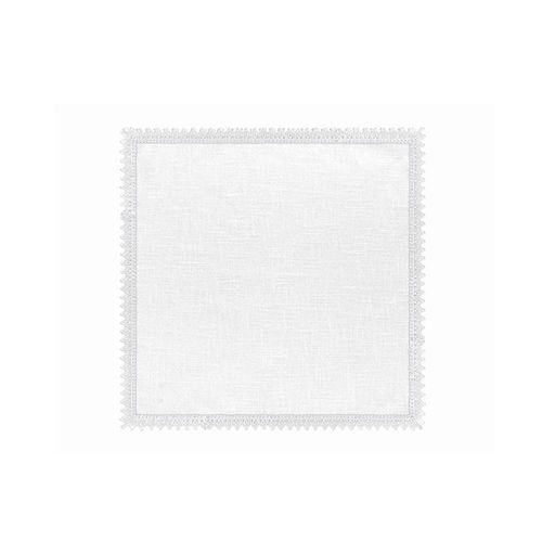 Guardanapo em algodão Copa&Cia Isis Guipir 45x45cm branco Guardanapo em algodão Copa&Cia Isis Guipir 45x45cm branco