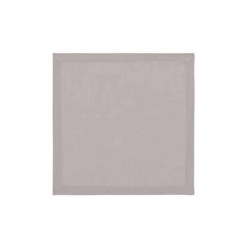 Guardanapo em algodão Copa&Cia Cannes 42,5x42,5cm cinza Guardanapo em algodão Copa&Cia Cannes 42,5x42,5cm cinza