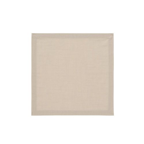 Guardanapo em algodão Copa&Cia Cannes 42,5x42,5cm areia Guardanapo em algodão Copa&Cia Cannes 42,5x42,5cm areia