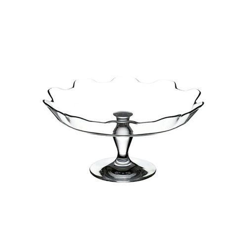 Prato para bolo em vidro com pé Pasabahçe Patisserie 32cm