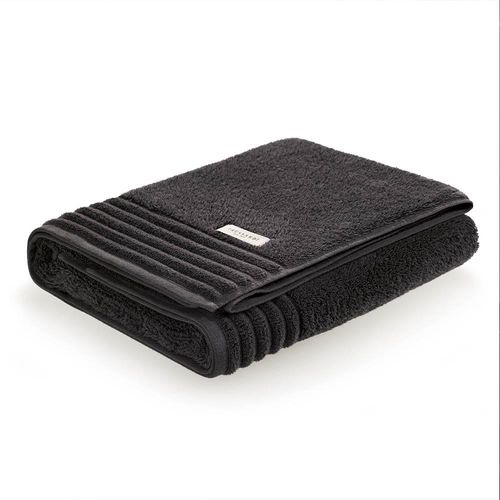 Toalha de banho Trussardi Imperiale 86cmx1,50m em algodão Chumbo