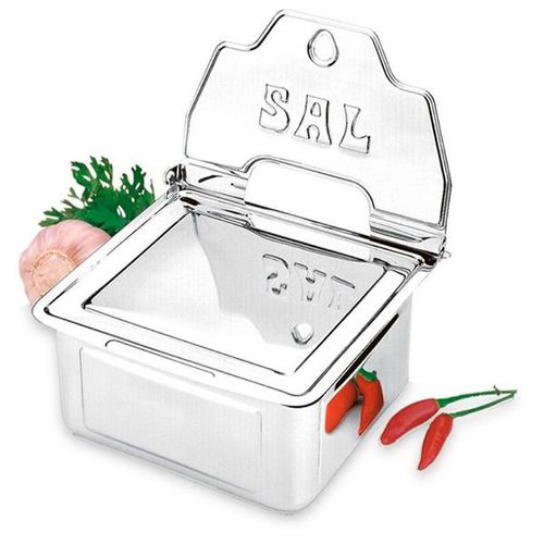 Saleiro de parede em inox Brinox Suprema Saleiro de parede em inox Brinox Suprema