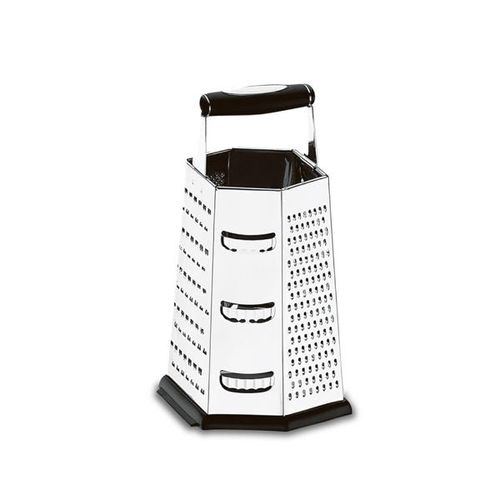 Ralador em inox 6 faces Brinox Top Pratic 23cm Ralador em inox 6 faces Brinox Top Pratic 23cm
