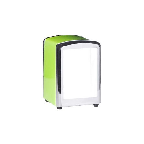 Porta-guardanapos em metal Urban Memories 10x11x14,5cm verde