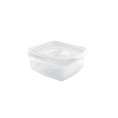 Pote em plástico Plasvale Wave 600ml branco Pote em plástico Plasvale Wave 600ml branco