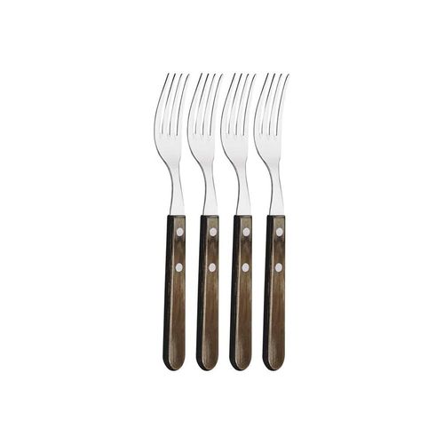 Jogo de garfos em aço Tramontina Polywood 4 peças jumbo Jogo de garfos em aço Tramontina Polywood 4 peças jumbo