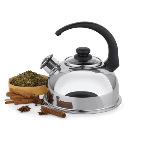 Chaleira em inox com silvo Forma La Bella 1,8L preto Chaleira em inox com silvo Forma La Bella 1,8L preto