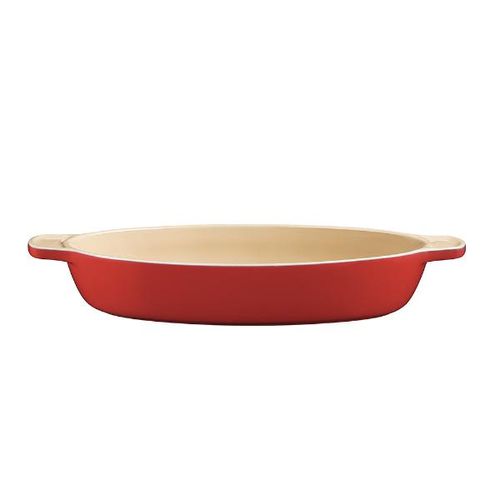 Travessa oval em cerâmica Tramontina Lyon 28cm vermelho Travessa oval em cerâmica Tramontina Lyon 28cm vermelho