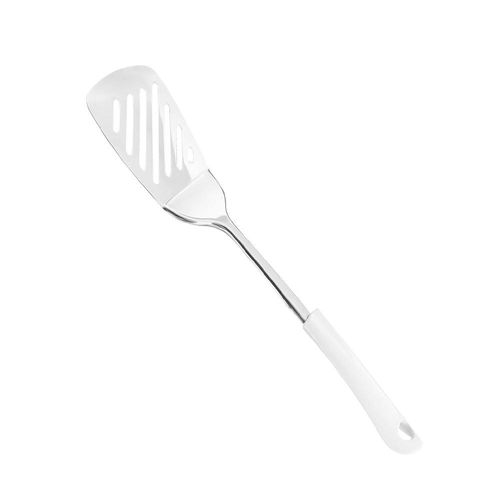 Espátula com orifícios em inox Fackelmann branca Espátula com orifícios em inox Fackelmann branca