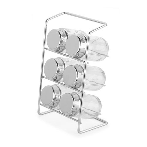 Porta-temperos de bancada Forma Elegance 7 peças Porta-temperos de bancada Forma Elegance 7 peças