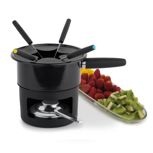 Fondue Forma Viena 8 peças preto Fondue Forma Viena 8 peças preto