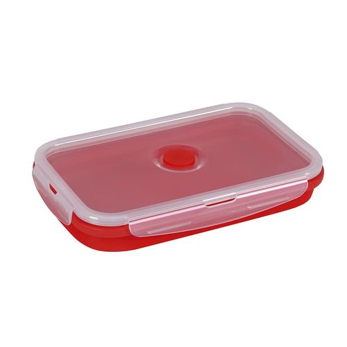 Pote retrátil Mor 1,25 litros vermelho Pote retrátil Mor 1,25 litros vermelho