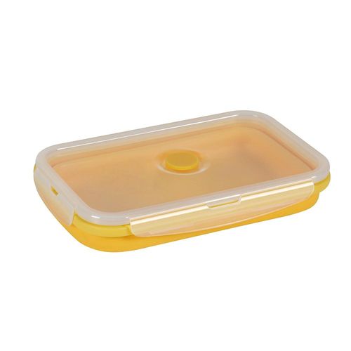 Pote retrátil Mor 850ml amarelo Pote retrátil Mor 850ml amarelo