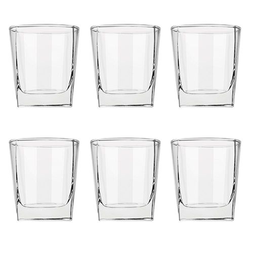 Jogo de copos em vidro Mor Atlas Rocks 6 peças 350ml Jogo de copos em vidro Mor Atlas Rocks 6 peças 350ml