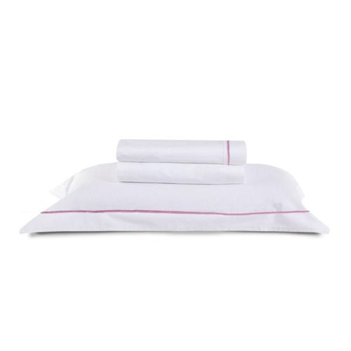 Jogo de cama 200 fios Blumenau Anny solteiro king rose