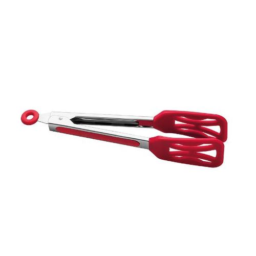 Pegador multiuso em inox e silicone Hercules 23cm vermelho Pegador multiuso em inox e silicone Hercules 23cm vermelho