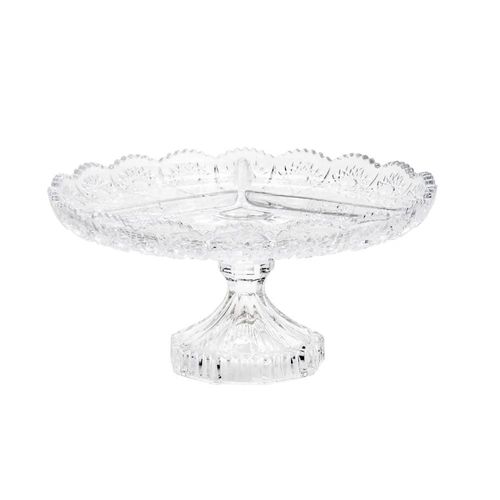 Petisqueira com pé Wolff Starry 22,6x11,2cm Petisqueira com pé Wolff Starry 22,6x11,2cm