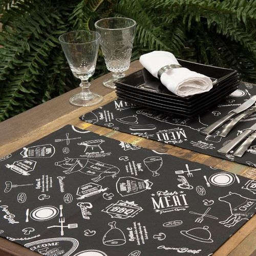 Lugar americano Karsten Churrasco Acquablock 35x50cm Lugar americano Karsten Churrasco Acquablock 35x50cm