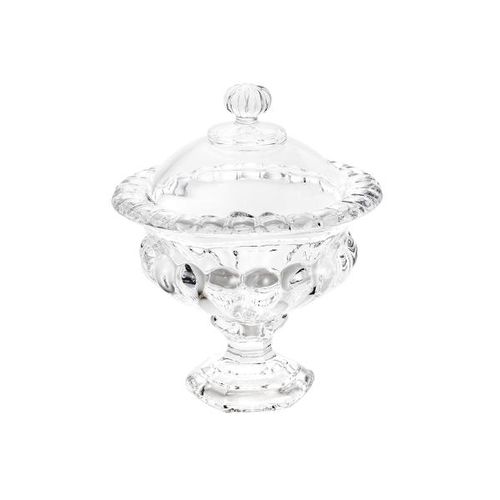 Bomboniere em cristal com pé Wolff Sussex 19,5x23,5cm Bomboniere em cristal com pé Wolff Sussex 19,5x23,5cm