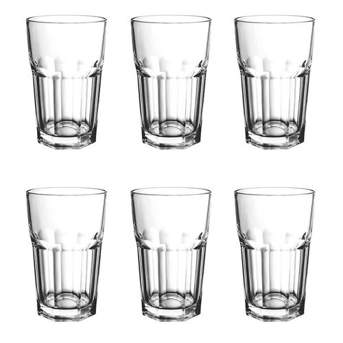 Jogo de copos em vidro para drink Bon Gourmet Allure 450ml 6 peças Jogo de copos em vidro para drink Bon Gourmet Allure 450ml 6 peças
