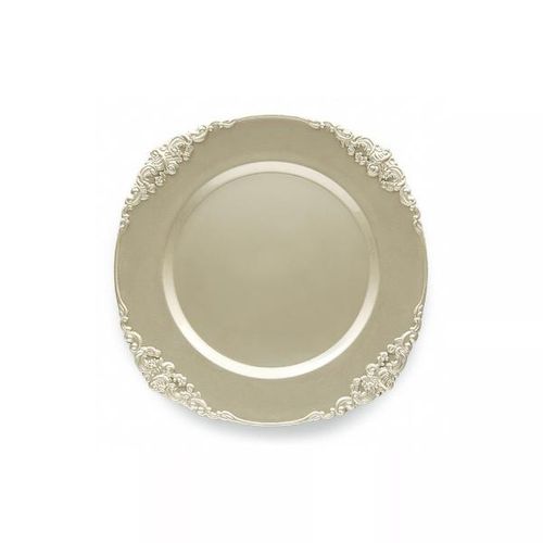 Sousplat Copa & Cia Galles Barroco 33cm champanhe