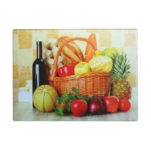 Tábua em vidro temperado Wincy cesta 38x28cm Tábua em vidro temperado Wincy cesta 38x28cm