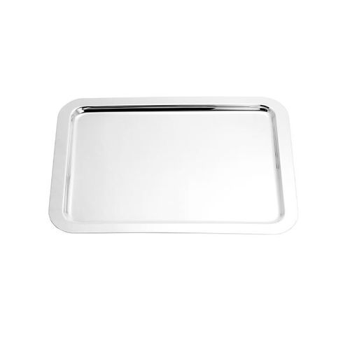 Bandeja retangular em prata sem alça Wolff Zurique 40x30cm