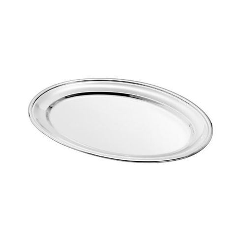Travessa oval em prata Wolff Liso 56cm