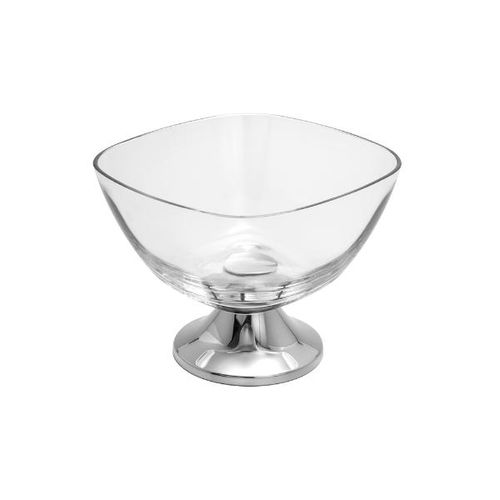 Centro de mesa em prata Wolff Fenice 28x23cm