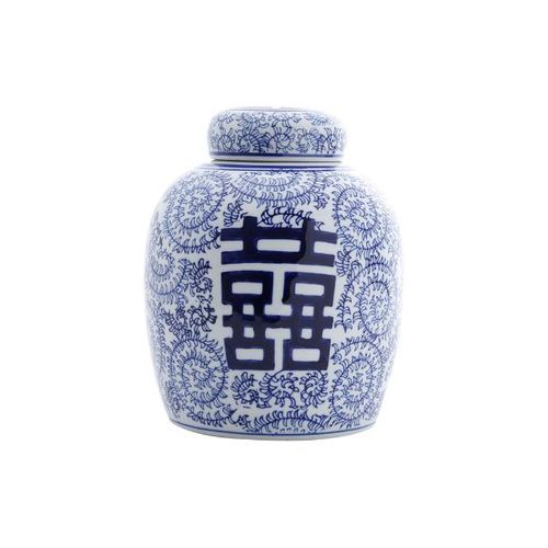 Potiche em porcelana Prestige Mandarim 17,5x21 azul Potiche em porcelana Prestige Mandarim 17,5x21 azul