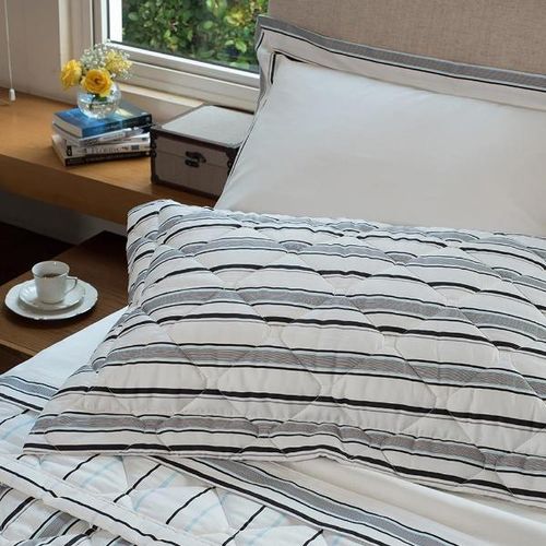 Jogo de cama 300 fios Stanford Barrado queen Jogo de cama 300 fios Stanford Barrado queen