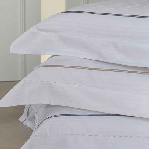 Jogo de cama 300 fios Maquinetado fio tinto Fendi queen Jogo de cama 300 fios Maquinetado fio tinto Fendi queen