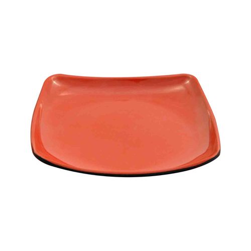 Prato melamina Casita 15x15cm vermelho