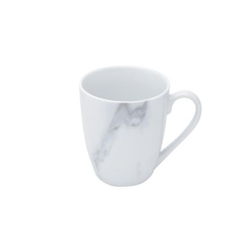Caneca em porcelana Wolff Marble 350ml branca Caneca em porcelana Wolff Marble 350ml branca