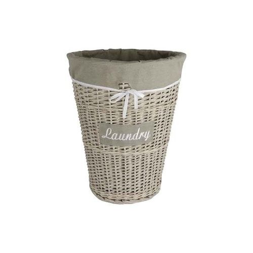 Cesto de roupa revestido em tecido Mundiart Laundry cinza