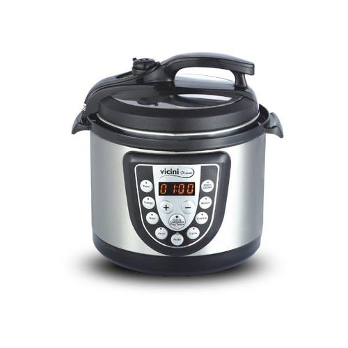 Panela de pressão elétrica Vicini 4 litros 220v inox Panela de pressão elétrica Vicini 4 litros 220v inox